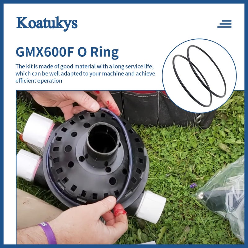 Koatukys GMX600F O-263 O-Ring Replacement Fits for Hayward Pro Series Sand Filter S140T S144T S164T S166T S180T S210T S220T S244T Series Filters (2/Pack) - Image 5